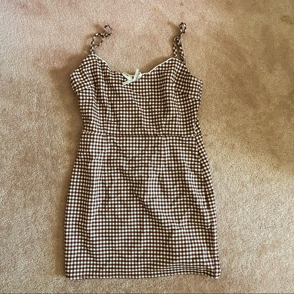 Urban Outfitters S mini gingham dress